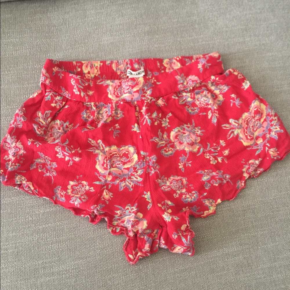 Billabong floral shorts